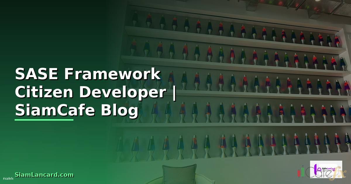 SASE Framework Citizen Developer