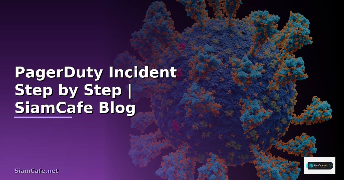 PagerDuty Incident สำหรับมือใหม่ Step by Step