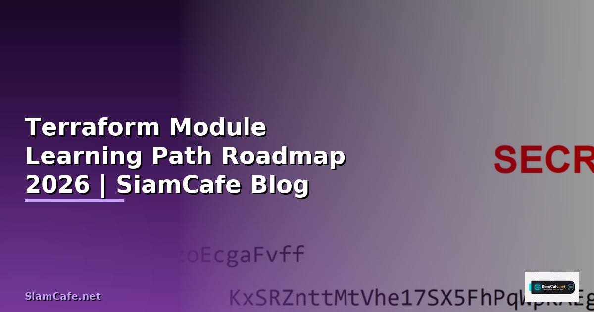 Terraform Module Learning Path Roadmap