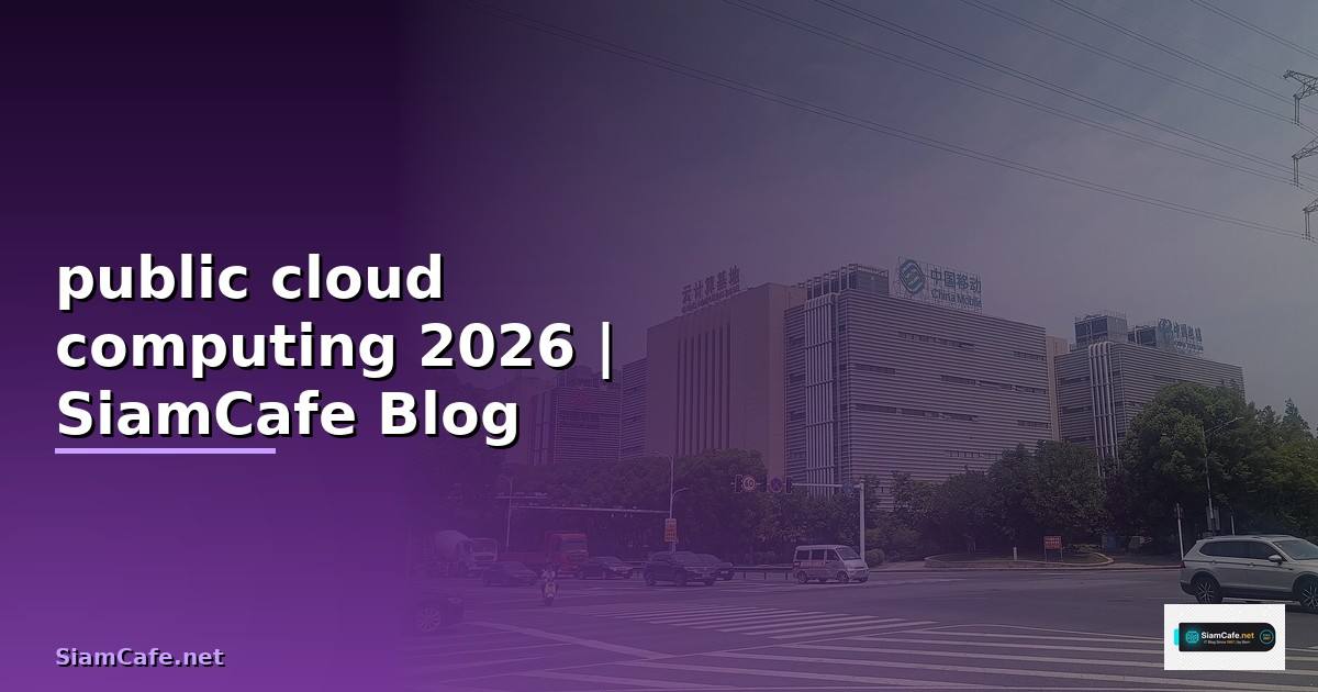 public cloud computing คือ