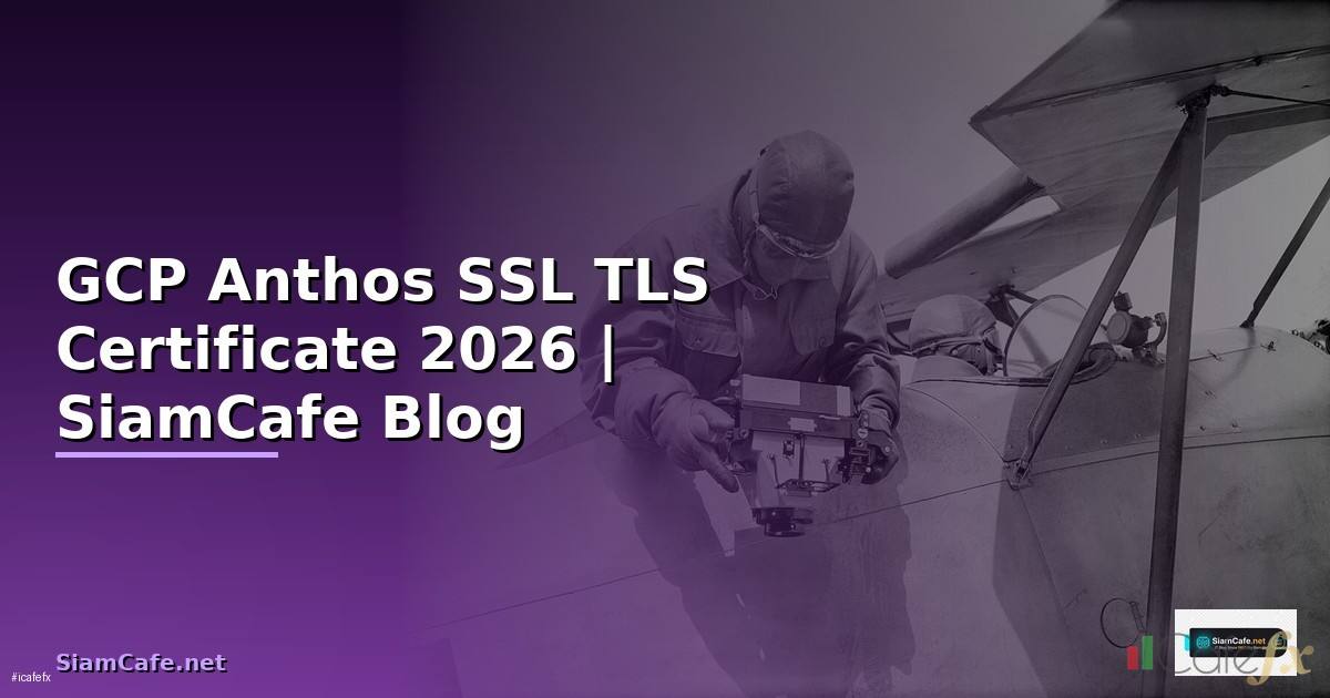 GCP Anthos SSL TLS Certificate