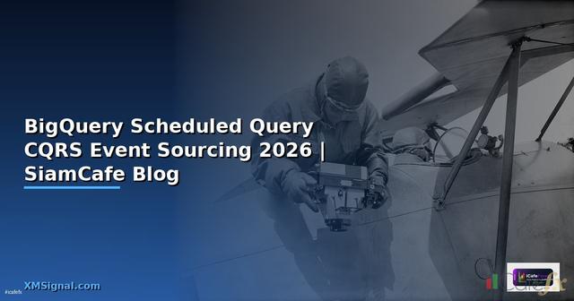 BigQuery Scheduled Query CQRS Event Sourcing