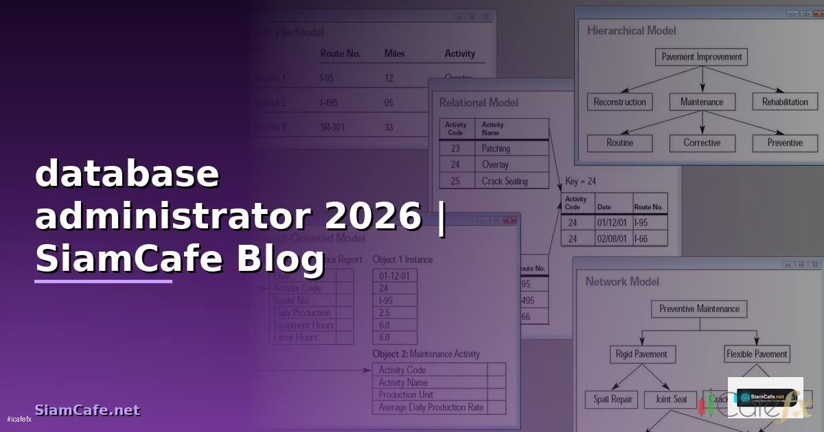 database administrator คือ
