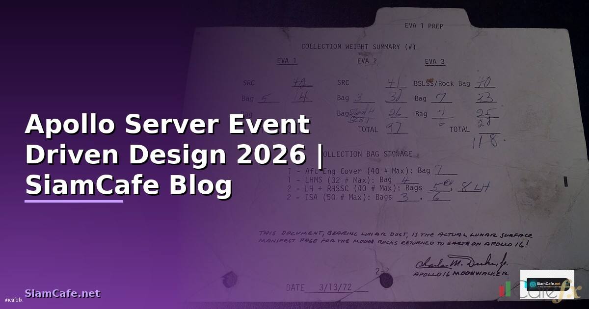 Apollo Server Event Driven Design