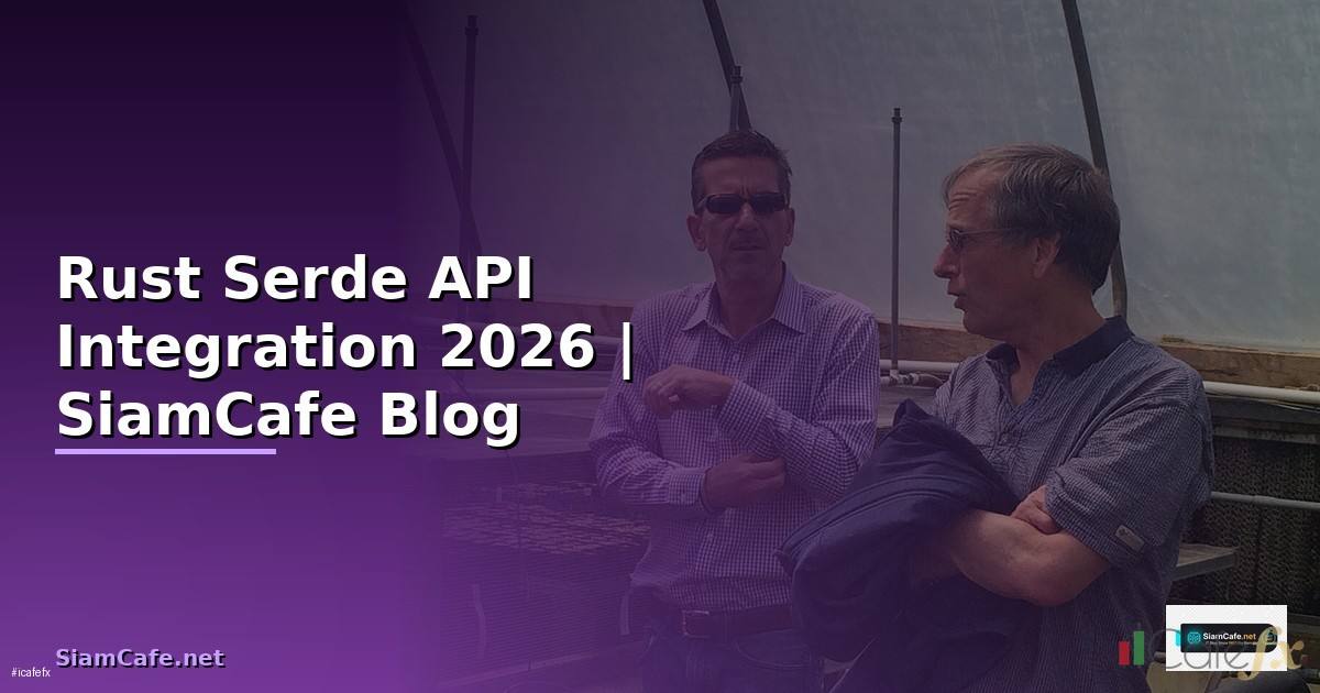 Rust Serde API Integration เชื่อมต่อระบบ