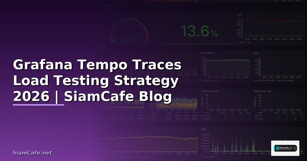 Grafana Tempo Traces Load Testing Strategy