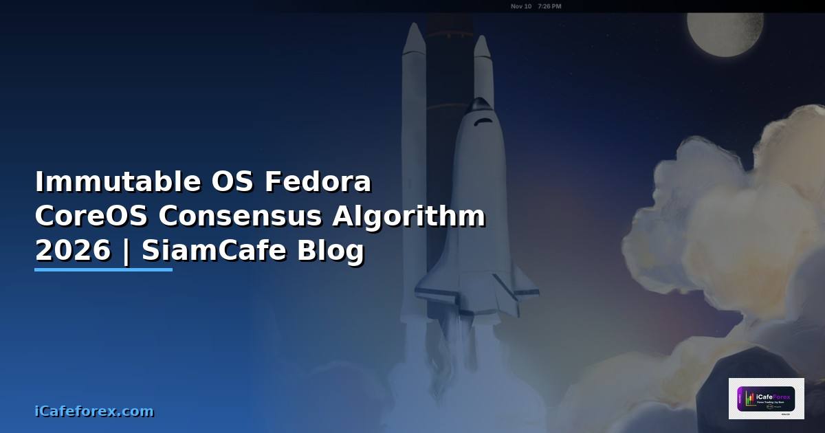 Immutable OS Fedora CoreOS Consensus Algorithm