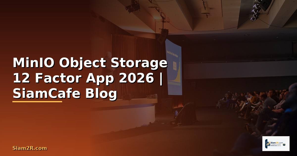 MinIO Object Storage 12 Factor App
