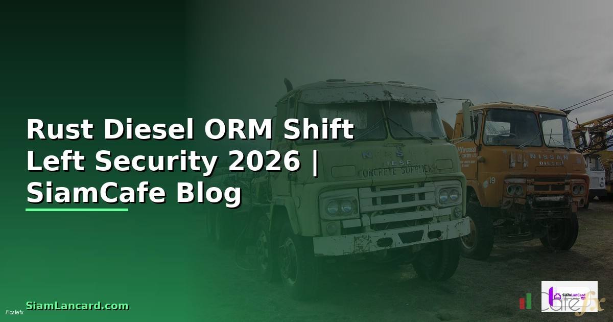 Rust Diesel ORM Shift Left Security