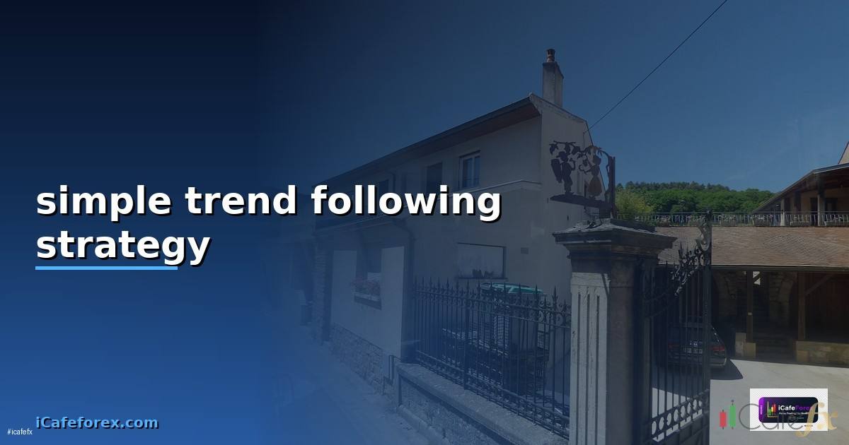 simple trend following strategy —