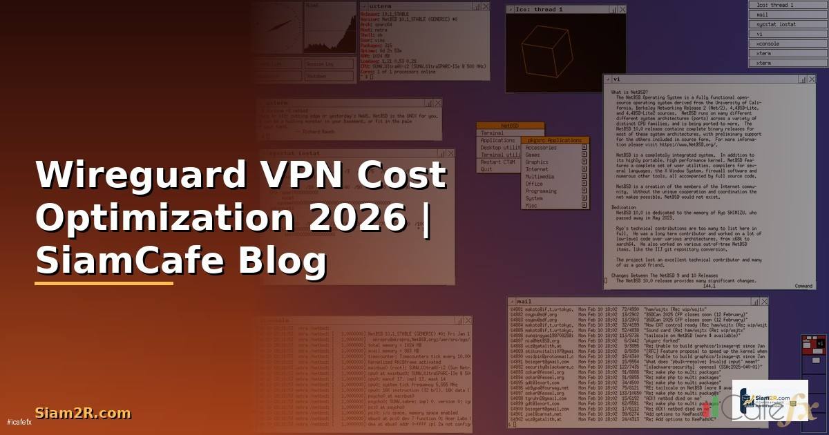 Wireguard VPN Cost Optimization ลดค่าใช้จ่าย