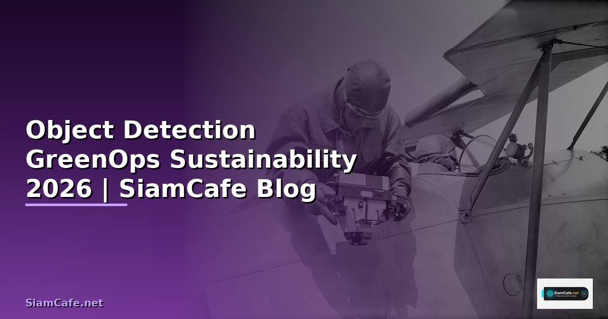 Object Detection GreenOps Sustainability