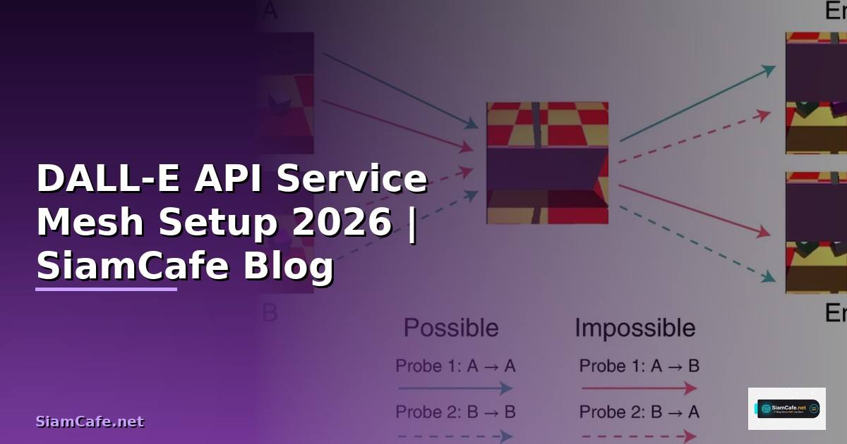 DALL-E API Service Mesh Setup — คู่มือฉบับสมบูรณ์ 2026