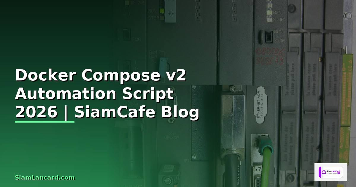 Docker Compose v2 Automation Script
