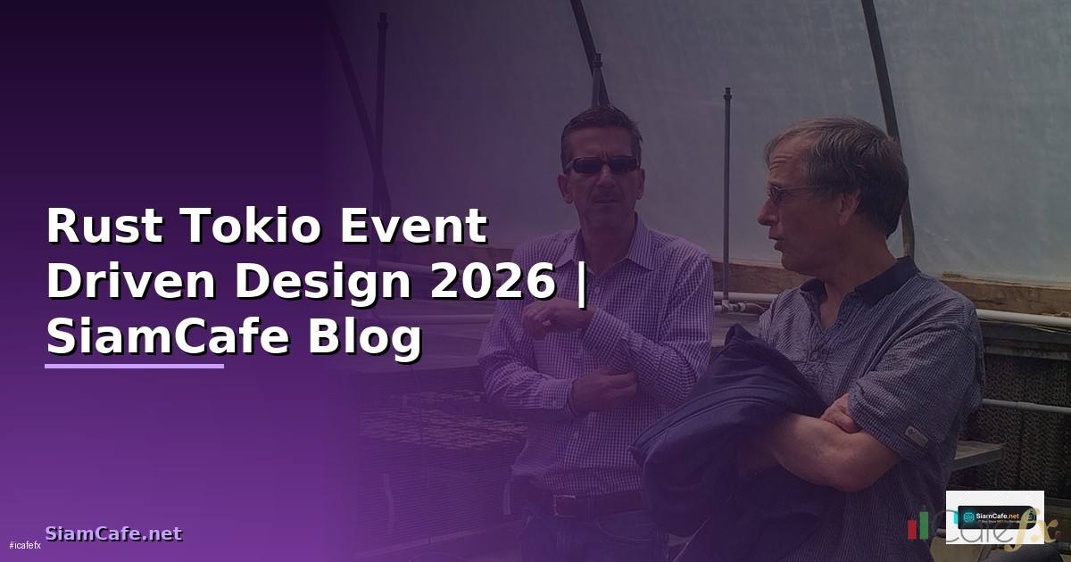 Rust Tokio Event Driven Design