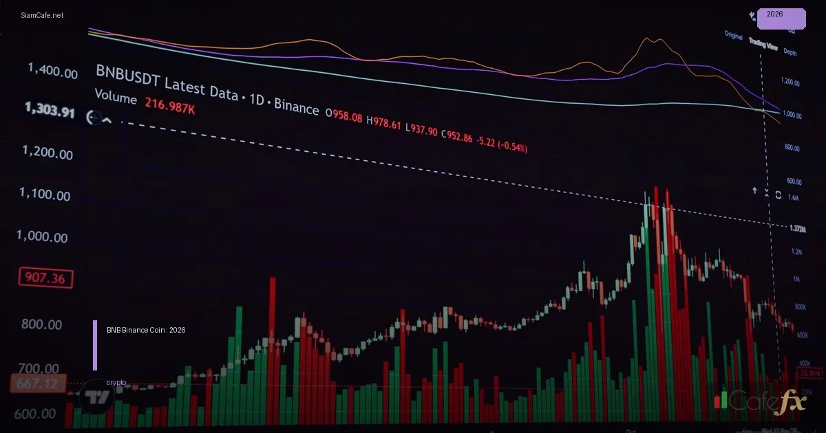 BNB Binance Coin ราคา: คู่มือวิเคราะห์และเทรดอย่างเซียน 2026