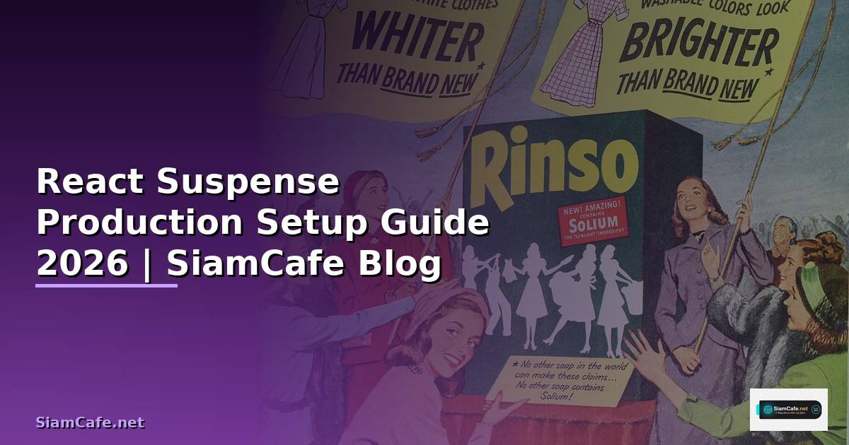 React Suspense Production Setup Guide