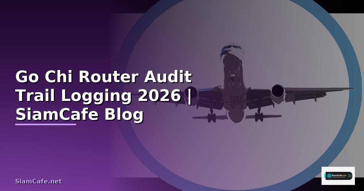 Go Chi Router Audit Trail Logging