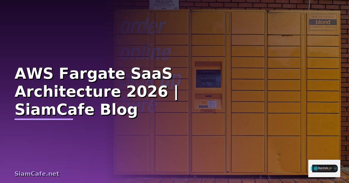 AWS Fargate SaaS Architecture
