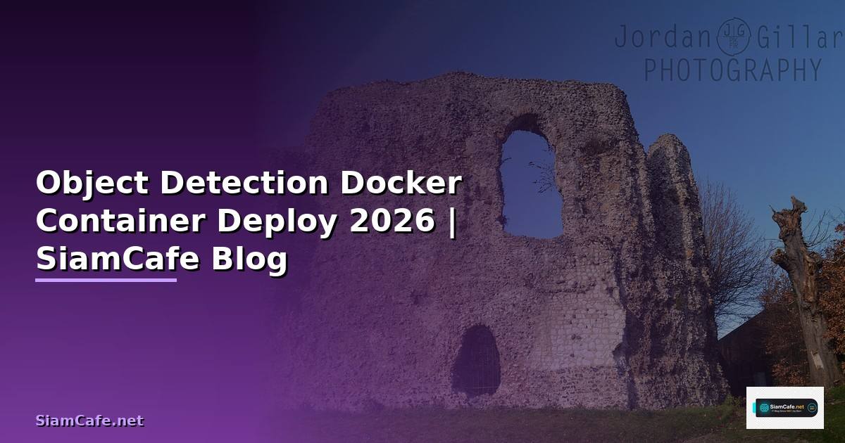 Object Detection Docker Container Deploy