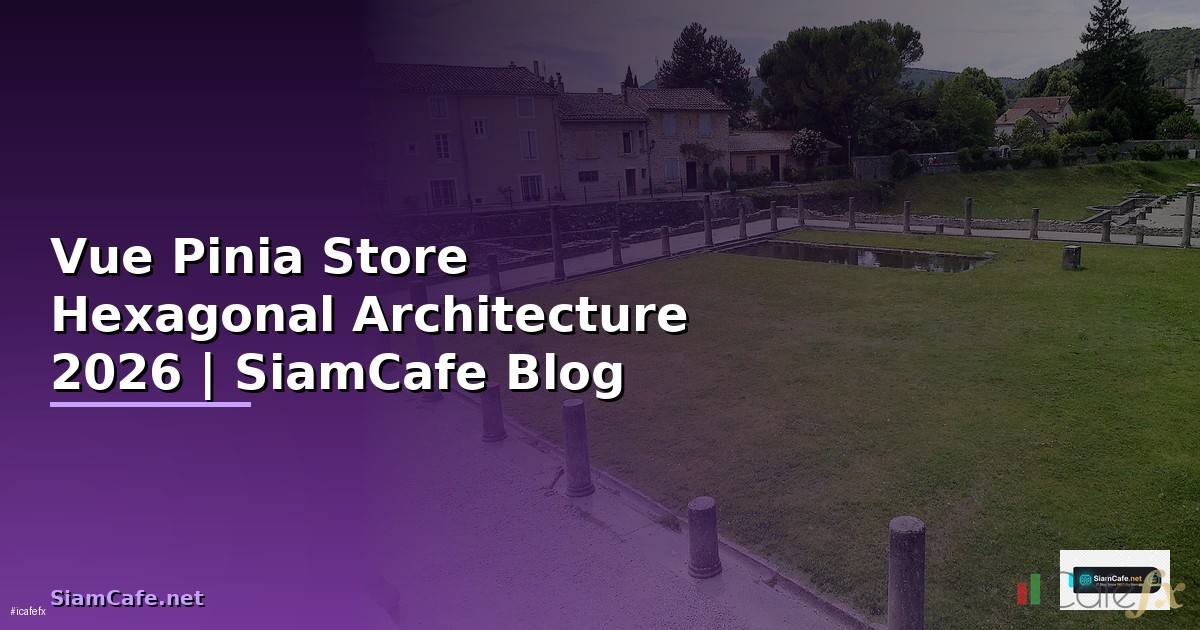 Vue Pinia Store Hexagonal Architecture