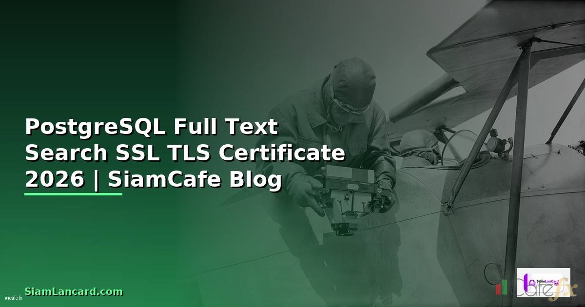 PostgreSQL Full Text Search SSL TLS Certificate