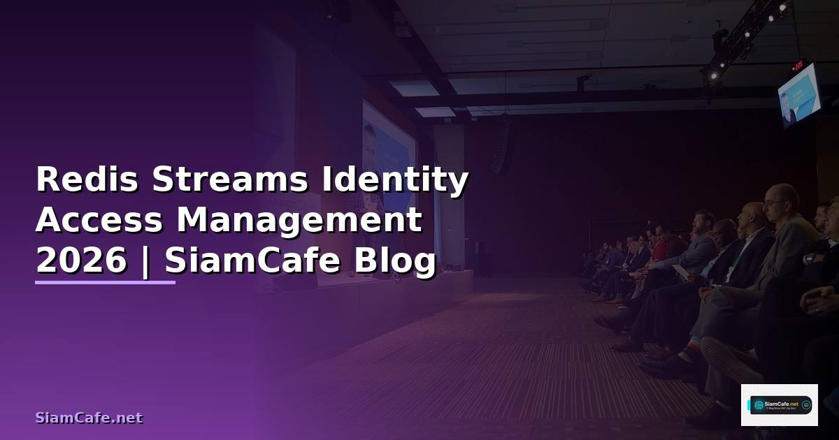 Redis Streams Identity Access Management — คู่มือฉบับสมบูรณ์ 2026