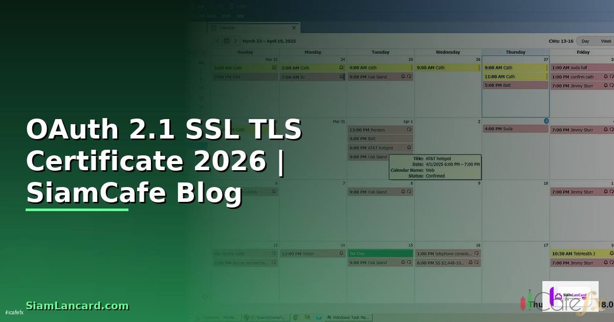 OAuth 2.1 SSL TLS Certificate