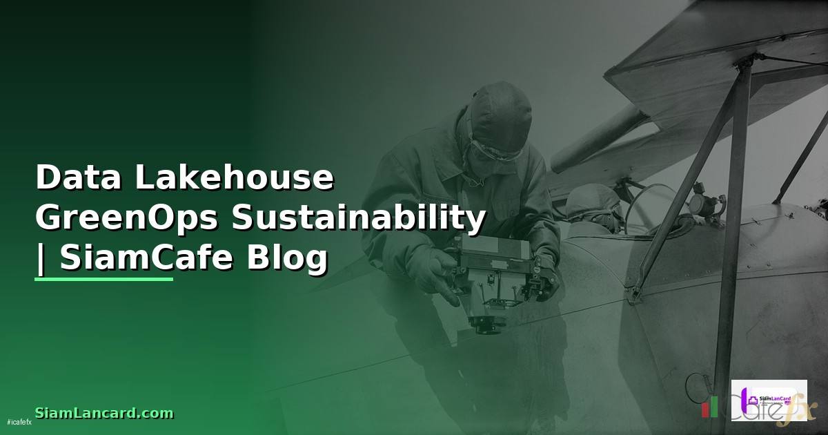 Data Lakehouse GreenOps Sustainability