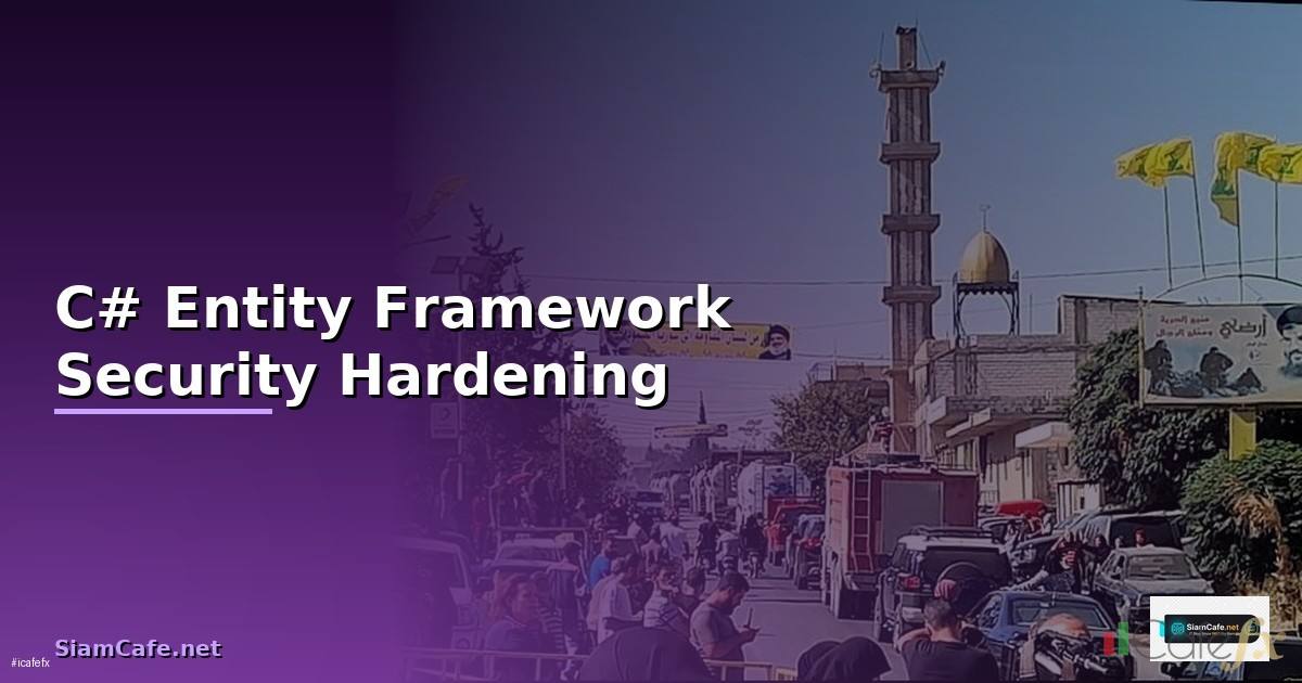 C# Entity Framework Security Hardening ป้องกันแฮก