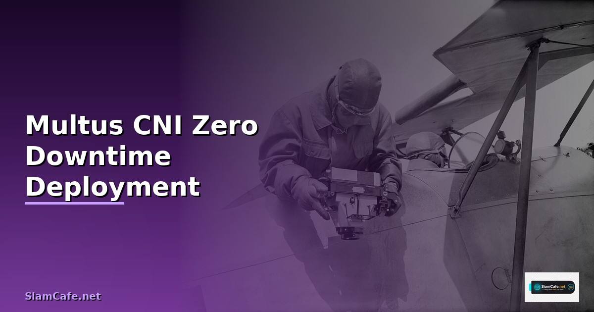 Multus CNI Zero Downtime Deployment —