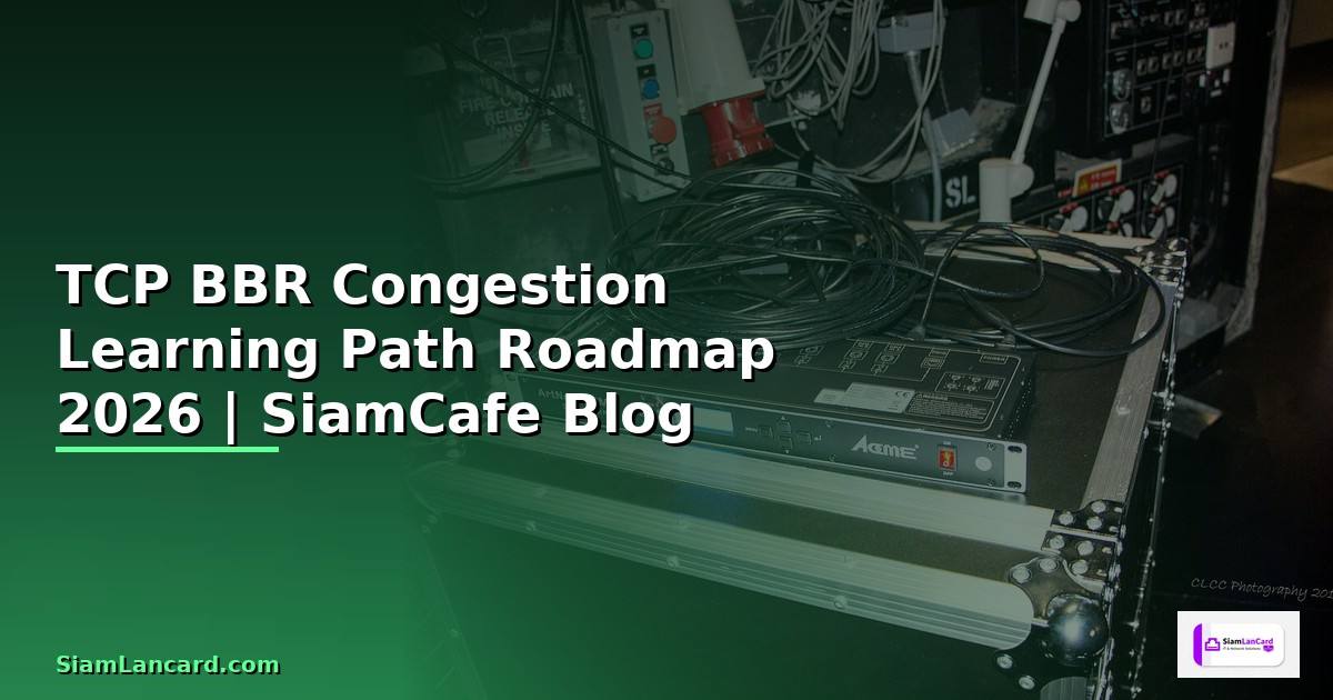 TCP BBR Congestion Learning Path Roadmap