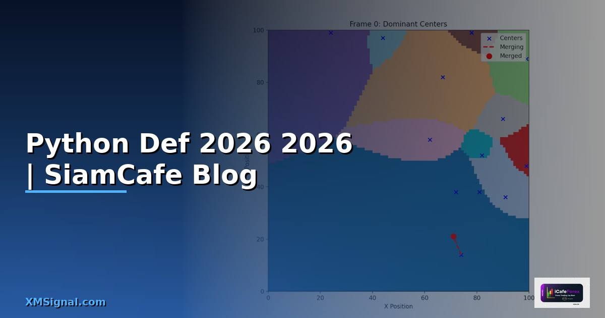 Python Def คืออะไร — คู่มือโปรแกรมมิ่ง 2026 — คู่มือฉบับสมบูรณ์ 2026