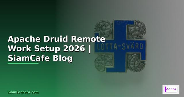 Apache Druid Remote Work Setup