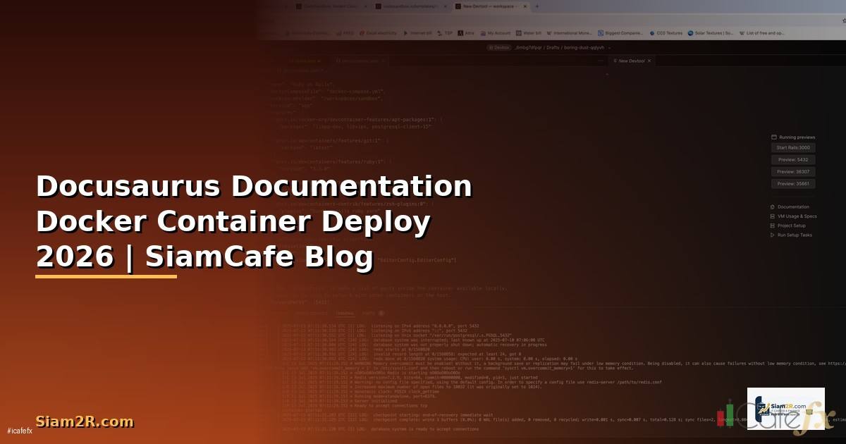 Docusaurus Documentation Docker Container Deploy