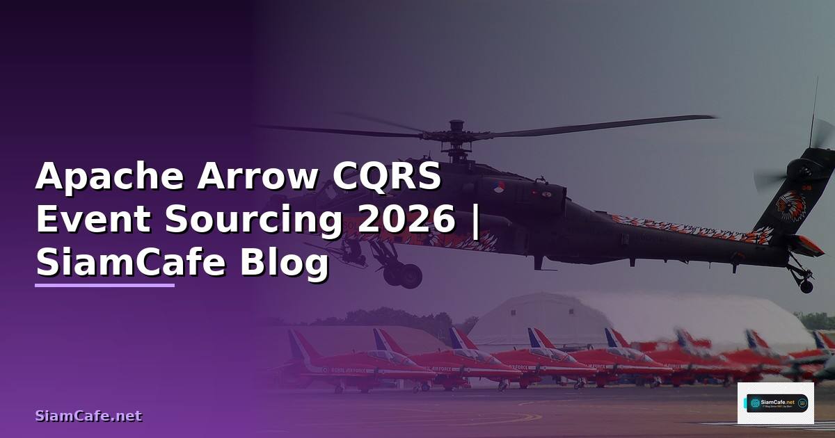 Apache Arrow CQRS Event Sourcing