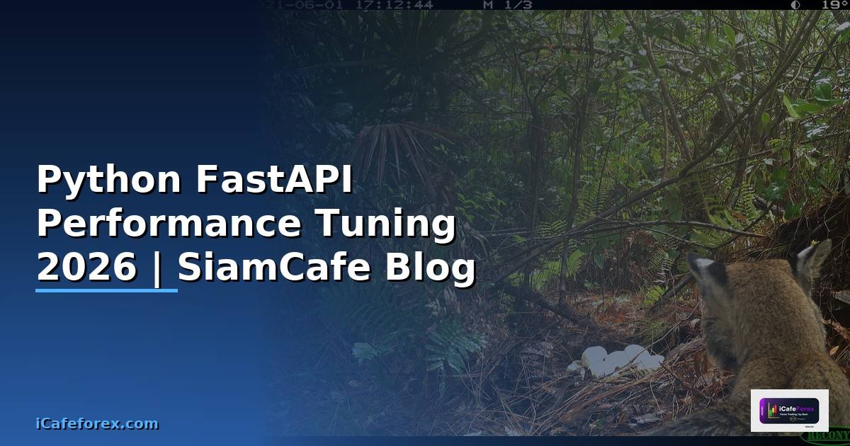 Python FastAPI Performance Tuning เพิ่มความเร็ว