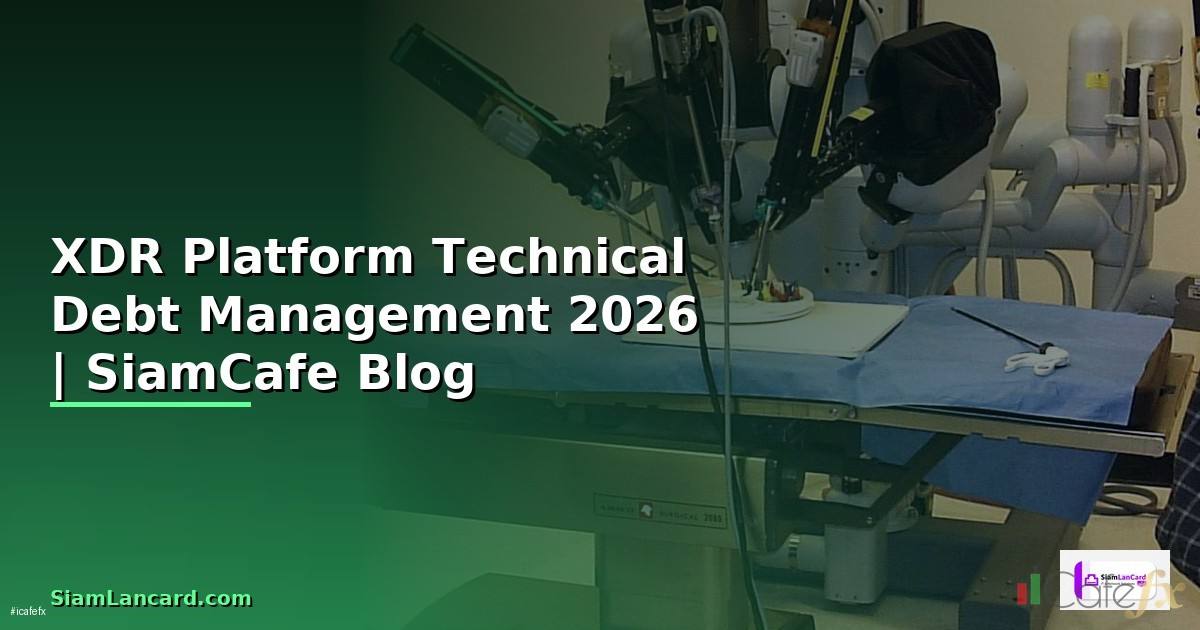 XDR Platform Technical Debt Management