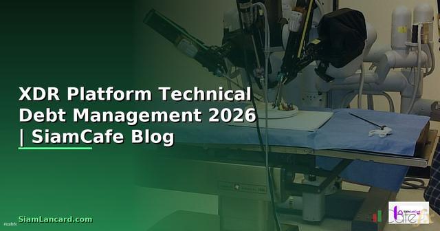 XDR Platform Technical Debt Management