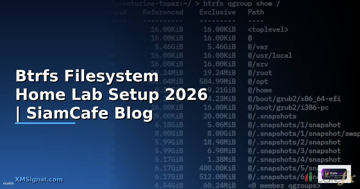 Btrfs Filesystem Home Lab Setup