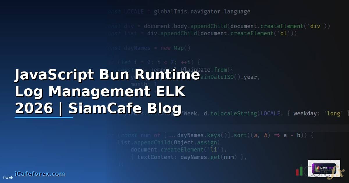 JavaScript Bun Runtime Log Management ELK