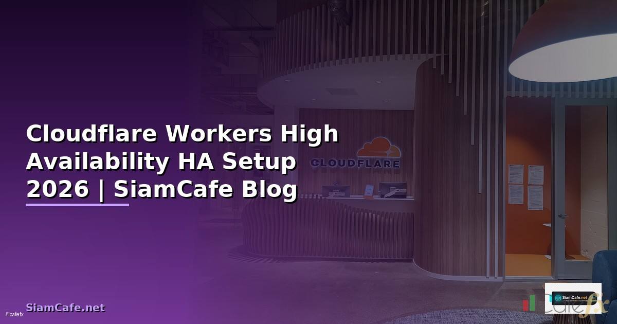 Cloudflare Workers High Availability HA Setup