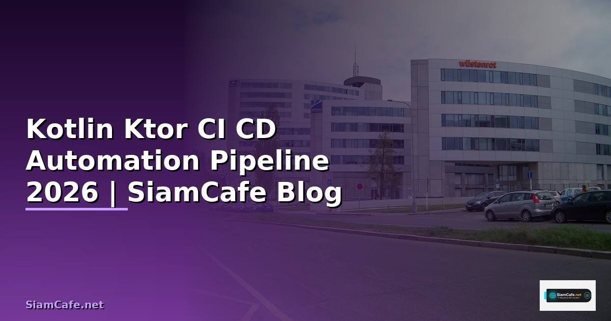 Kotlin Ktor CI CD Automation Pipeline