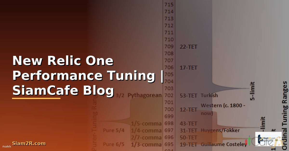 New Relic One Performance Tuning เพิ่มความเร็ว
