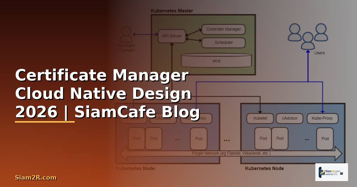 Certificate Manager Cloud Native Design