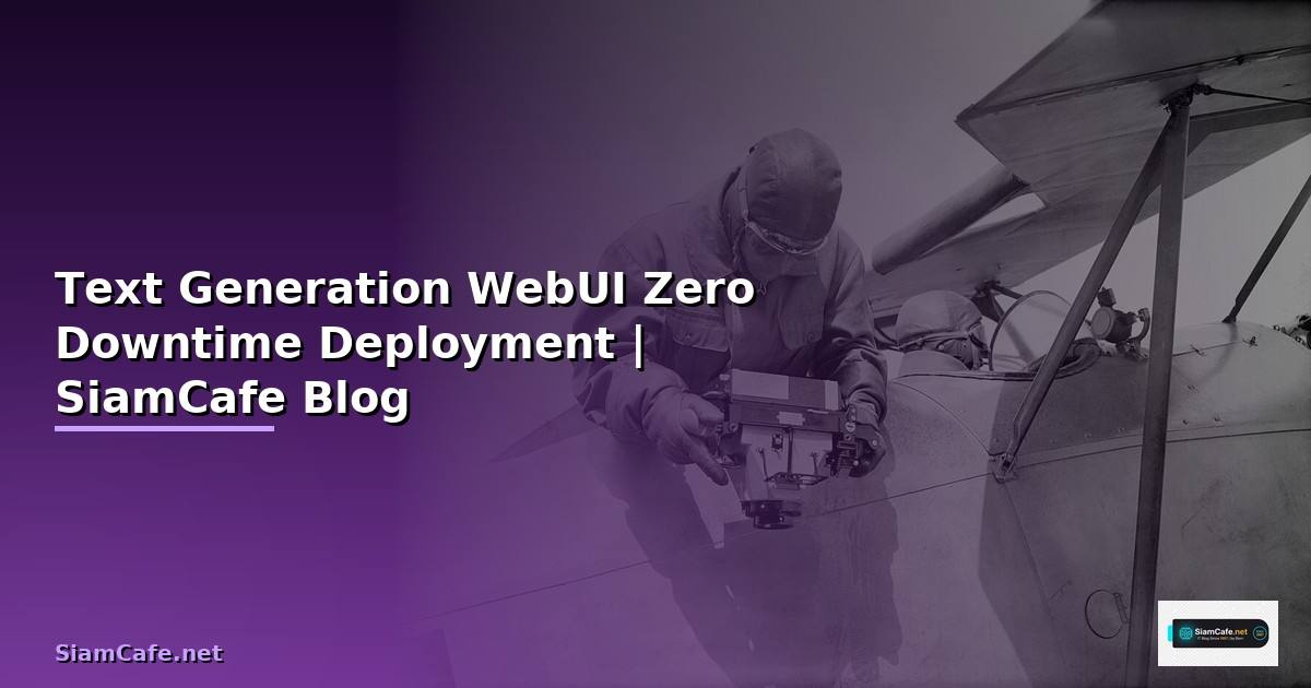 Text Generation WebUI Zero Downtime Deployment