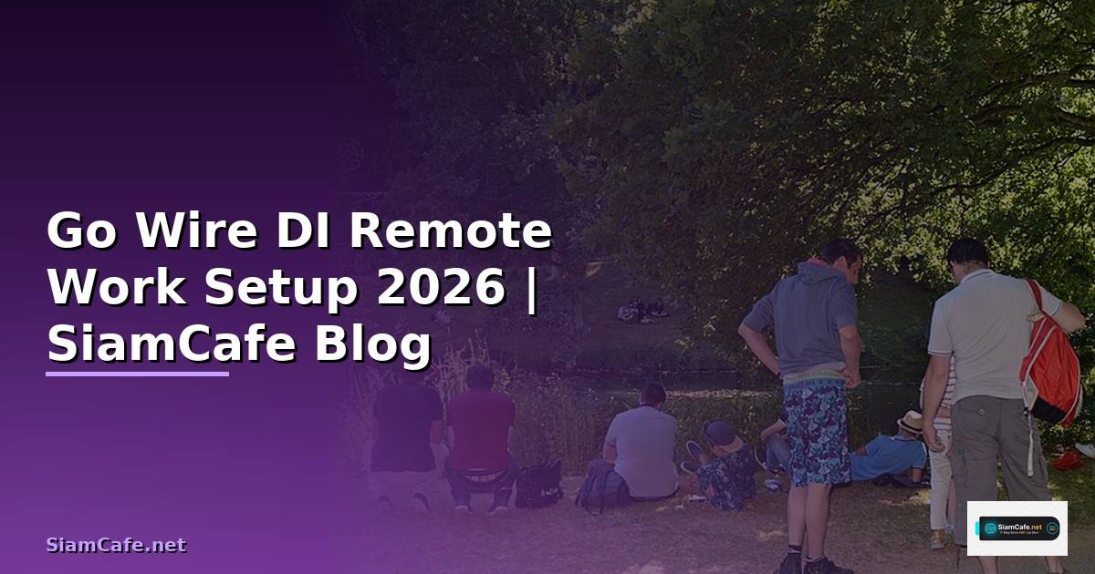 Go Wire DI Remote Work Setup