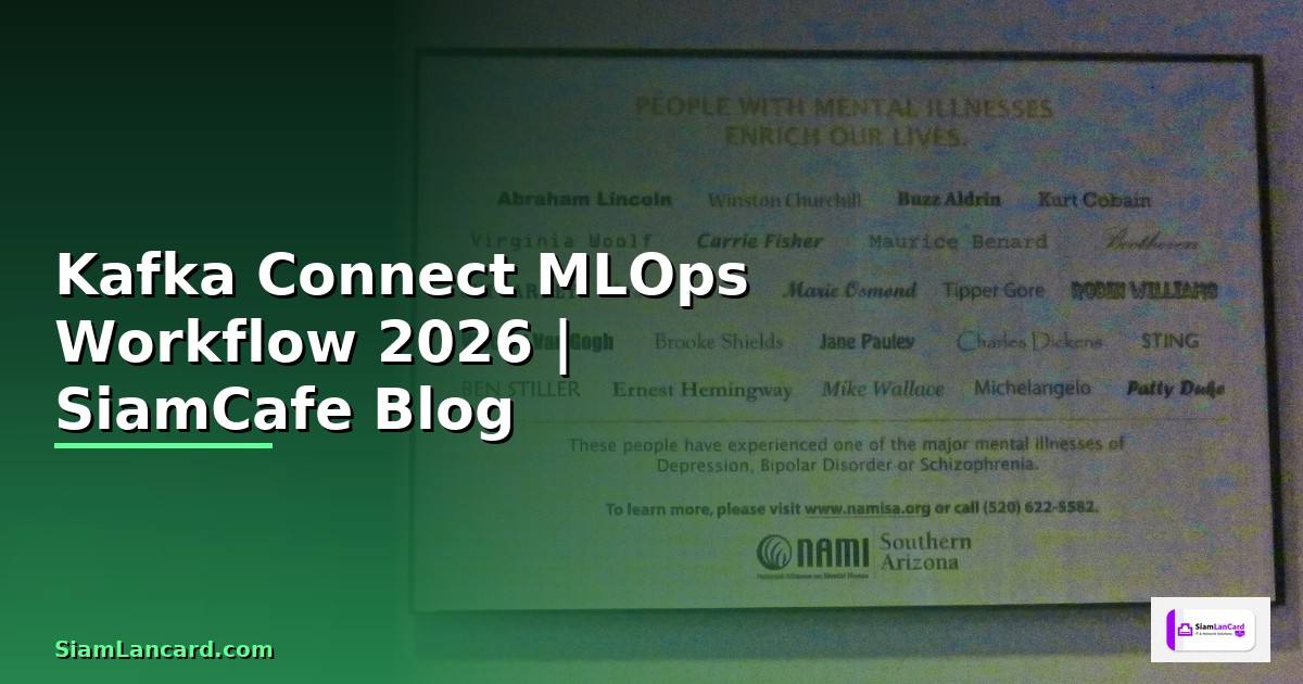 Kafka Connect MLOps Workflow