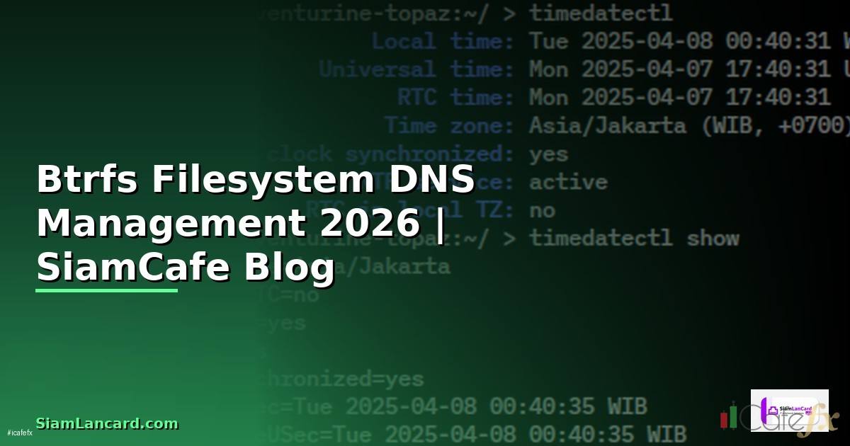 Btrfs Filesystem DNS Management