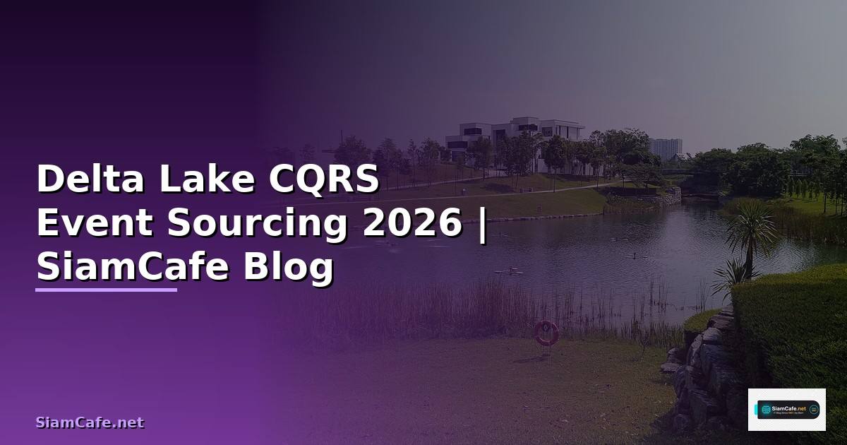 Delta Lake CQRS Event Sourcing
